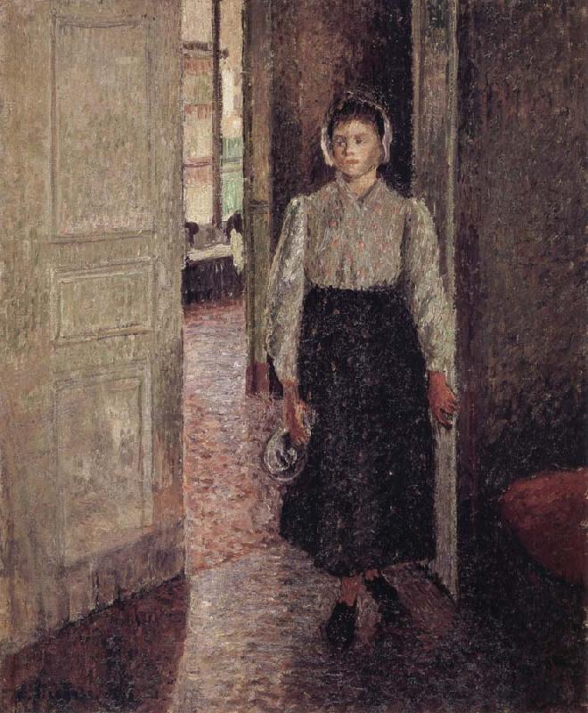 Camille Pissarro The Young maid oil painting image